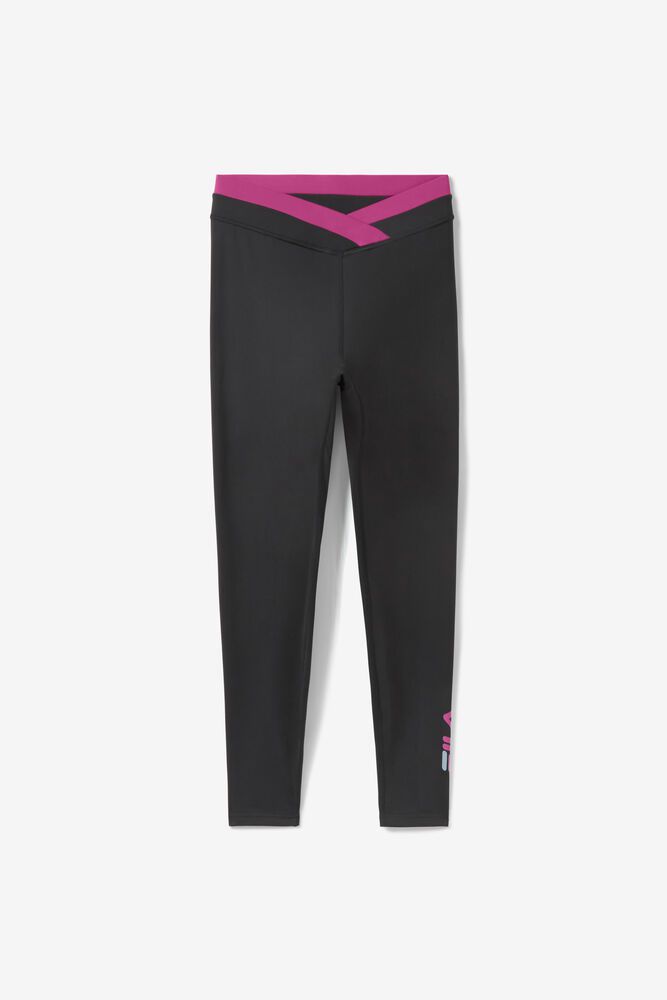 Fila Bukser Dame Sort Peerless 7/8 Legging DUE-097234